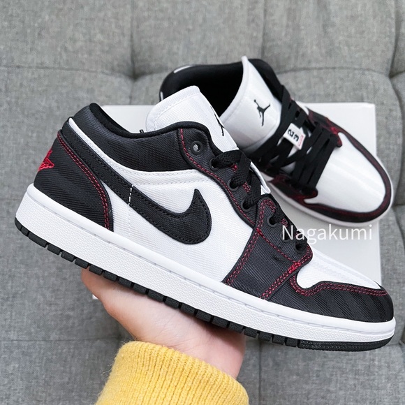 Nike Air Jordan 1 Low Panda black white shoes - Picture 3 of 4